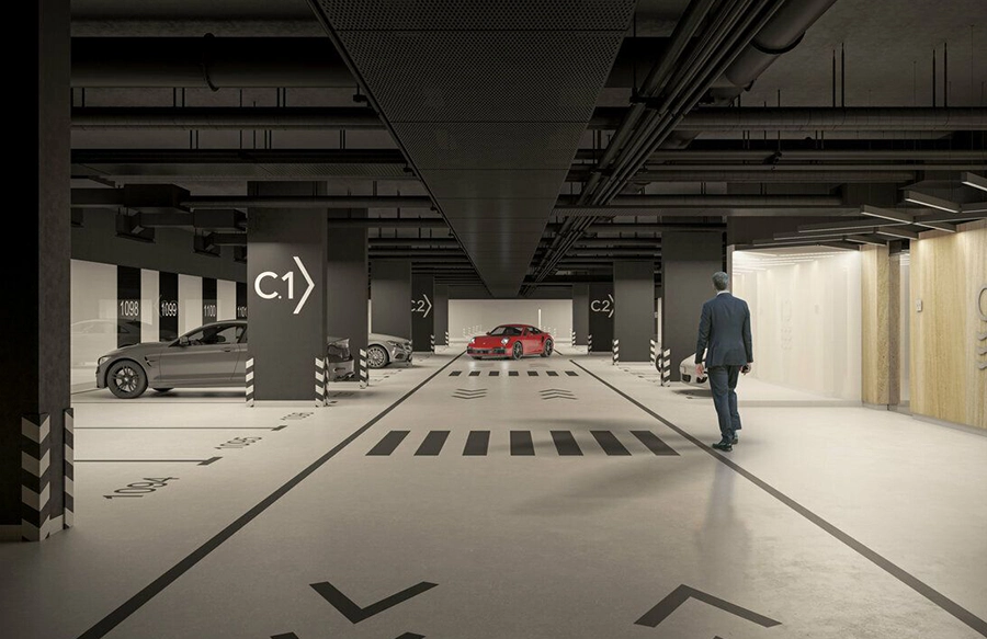 سرامیک دیوار پارکینگ