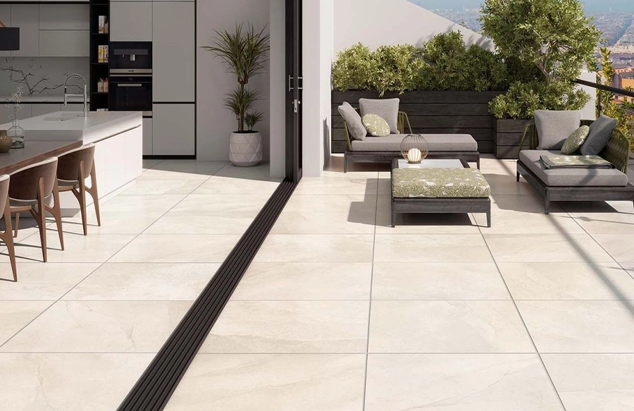 سرامیک پرسلان کف حیاط