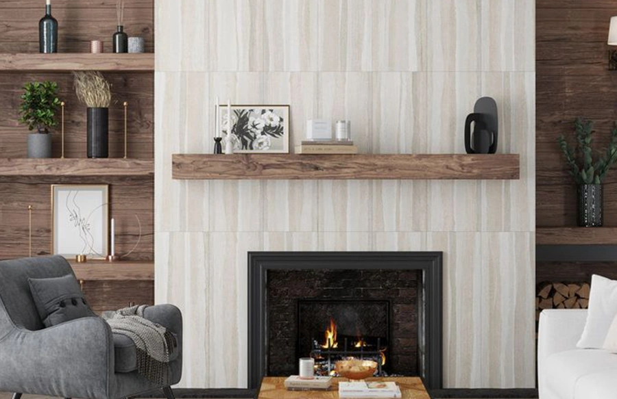 سرامیک اسلب شومینه