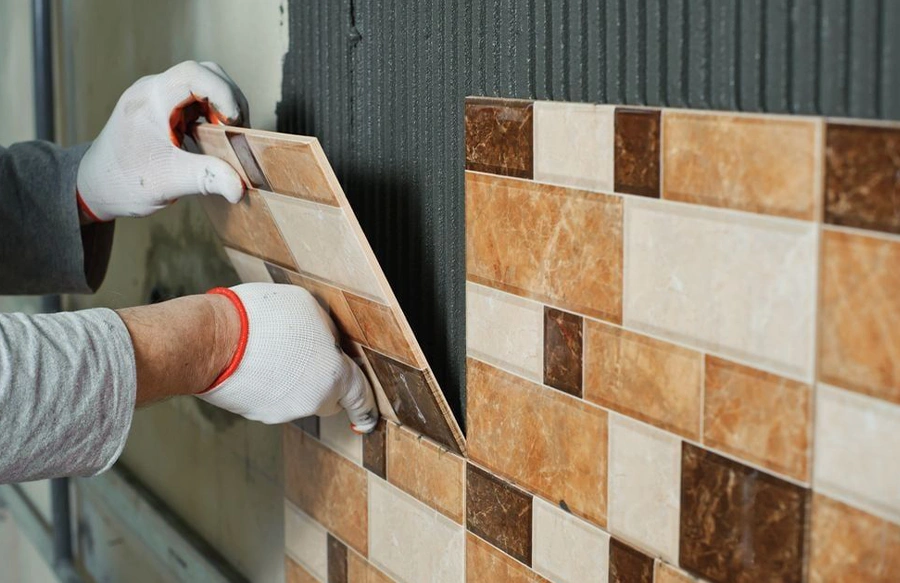 چسب کاشی دیوار