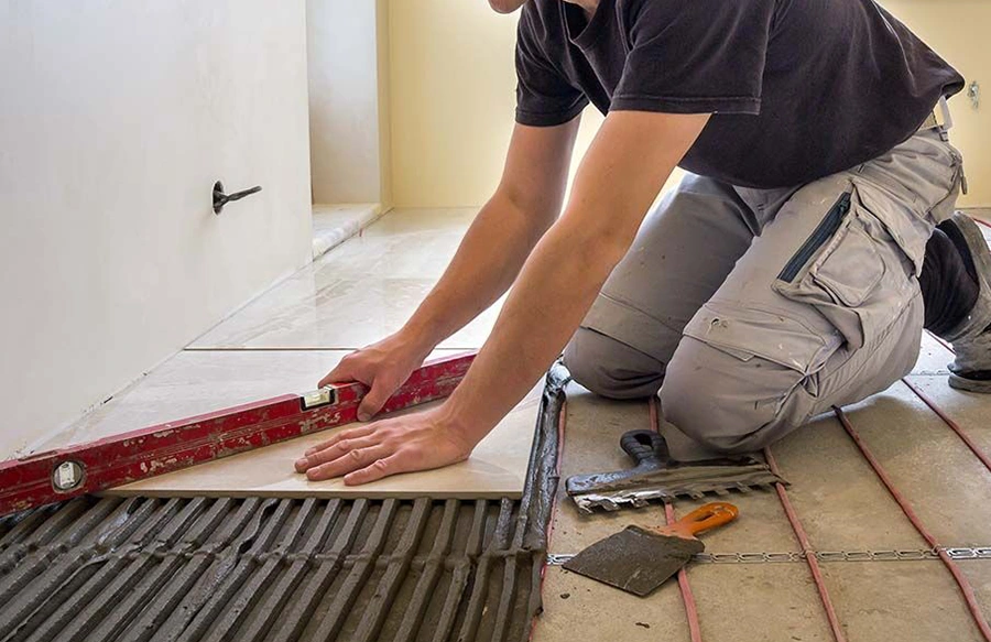 چسب کاشی پودری