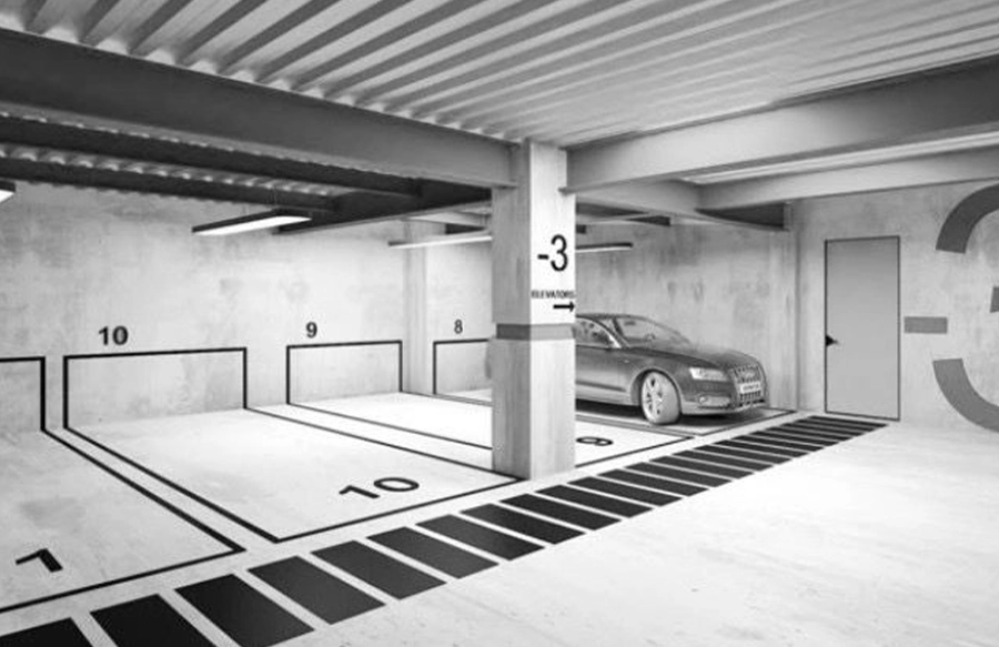 سرامیک دیوار پارکینگ