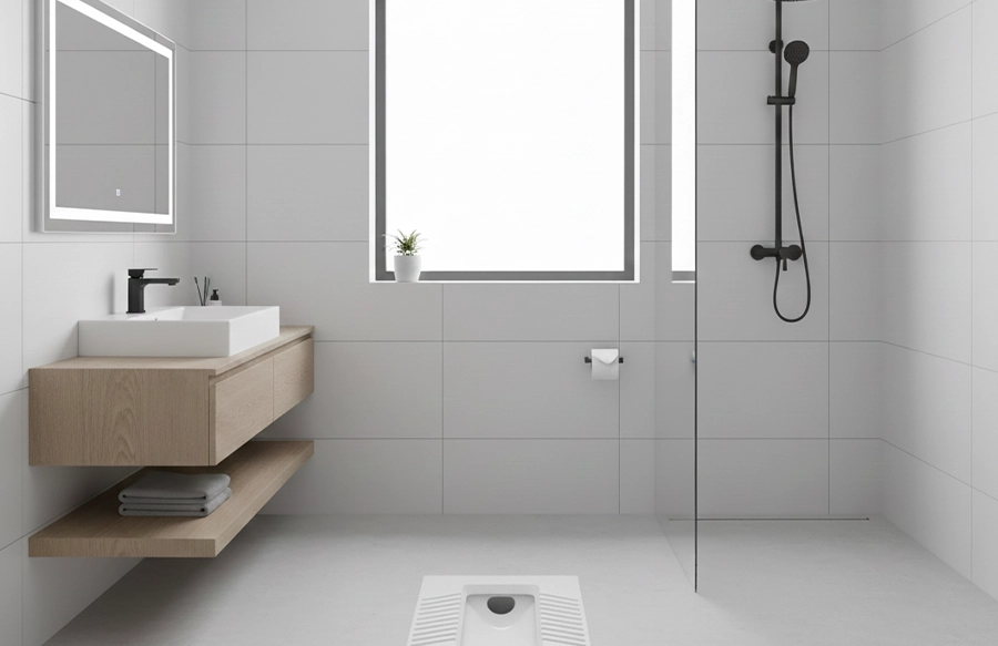 توالت ایرانی تخت