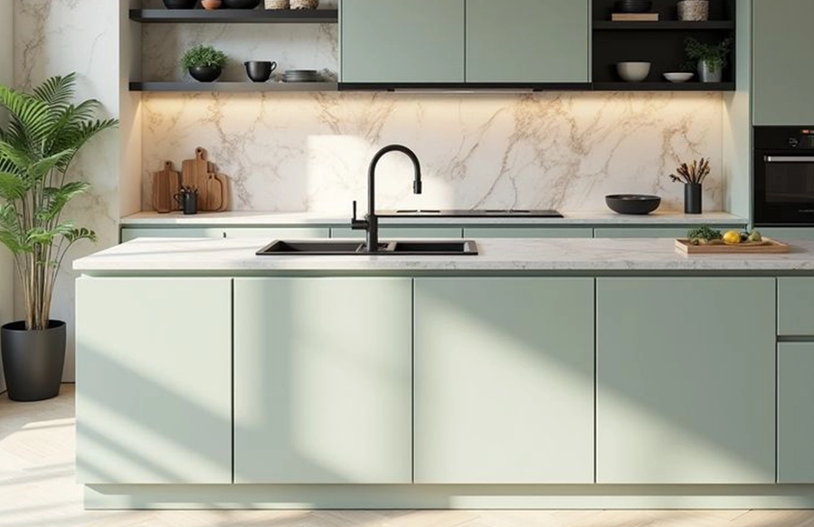 سرامیک اسلب بین کابینتی