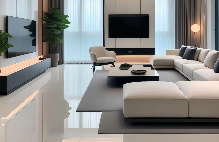 سرامیک بزرگ کف پذیرایی