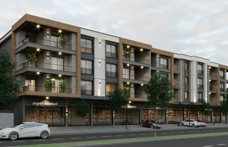 سرامیک پرسلان نمای ساختمان