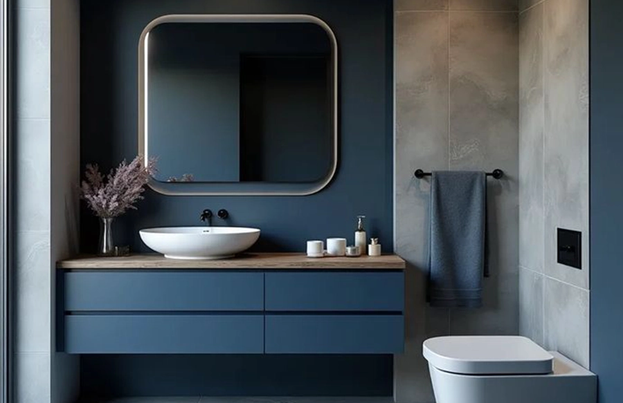 کاشی سرمه ای