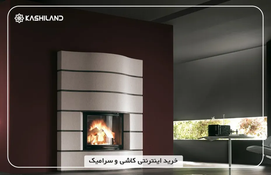 سرامیک اسلب شومینه