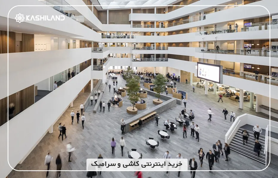 خرید سرامیکهای کف پاساژ از کاشی لند