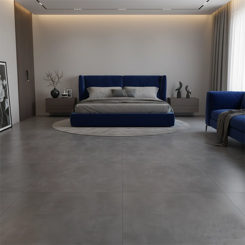 سرامیک سرام نگار طرح کستل طوسی تیره مات سایز 100*100