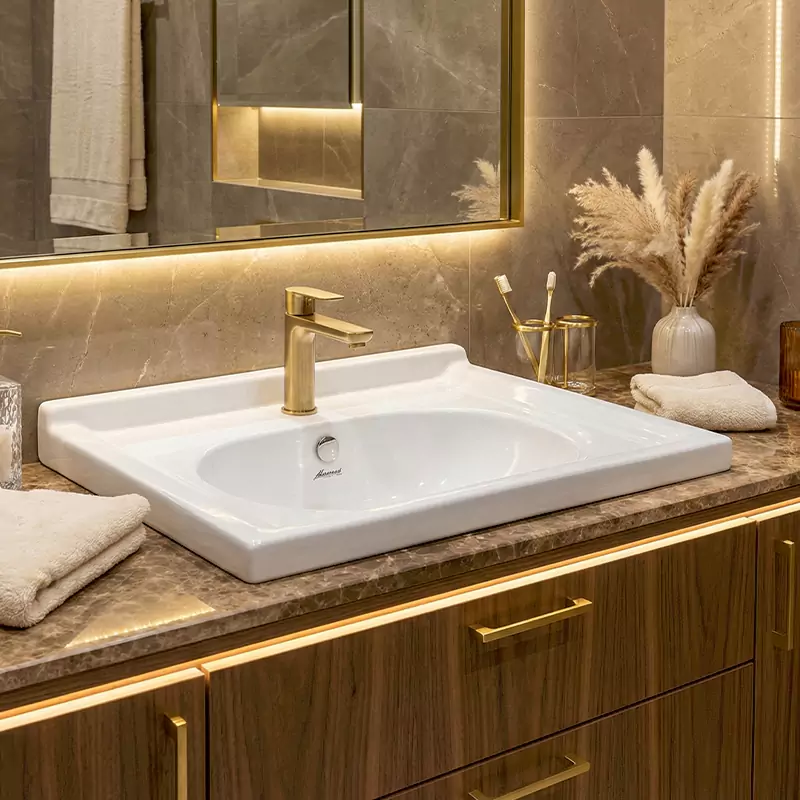 روشویی روکابینتی مروارید مدل ورونا 60