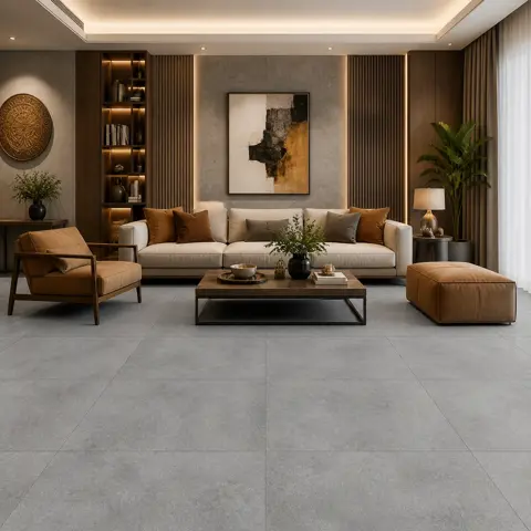 سرامیک سرام نگار طرح ریور طوسی تیره مات سایز 60*60