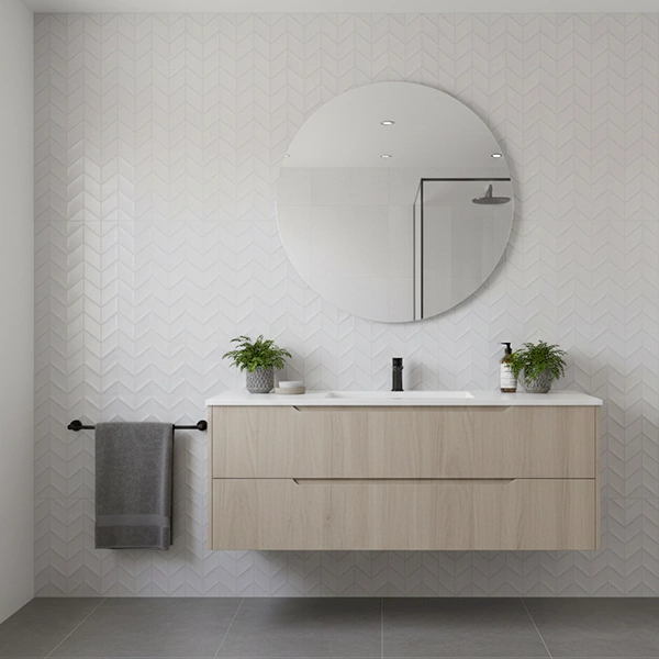 سرامیک سرام نگار طرح دنیز طوسی دکور زیگزاگی مات سایز 90*30