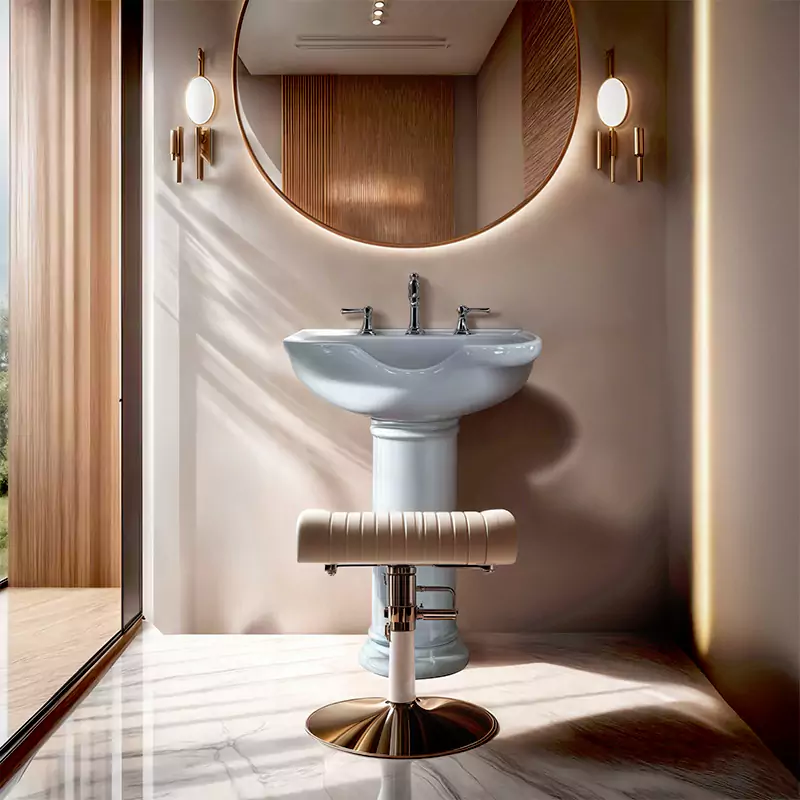 روشویی سرشور پارس سرام مدل مونا پایه دار