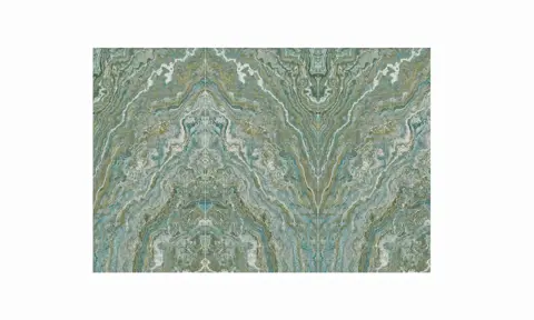 اسلب پرنیان طرح بوک مچ کرون سبز نانو پولیش سایز 270*120