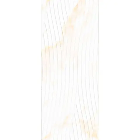 سرامیک سرام نگار طرح کارول کرم دکور موج براق سایز 90*30