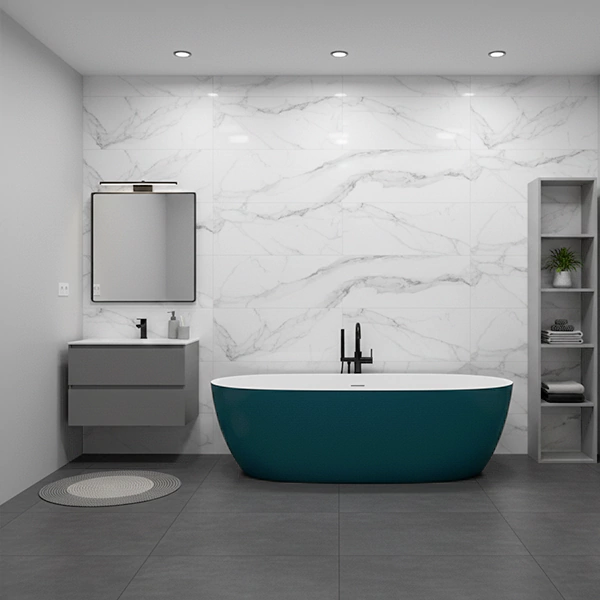 سرامیک سرام نگار طرح کلکته سفید براق سایز 90*30