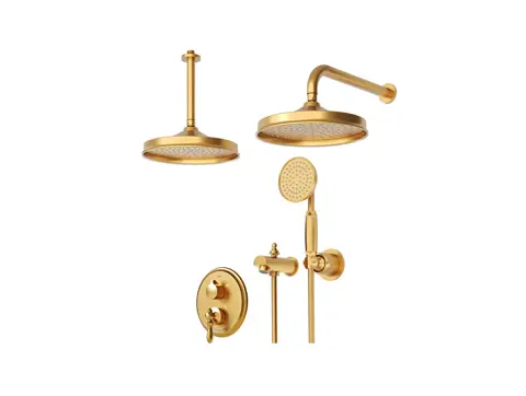 شیر حمام توکار شودر مدل زیگموند تیپ 4 BRASS