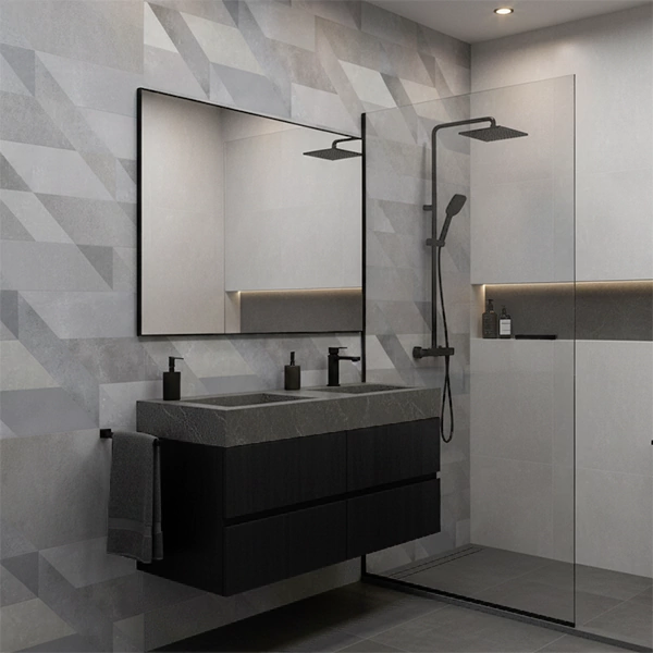 سرامیک سرام نگار طرح ژاسمین طوسی دکور مات سایز 90*30