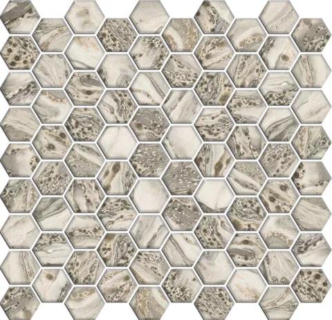 کاشی استخری سرام آرا برند آرژنا طرح میلان بژ براق شش ضلعی کاشی استخری سرام آرا برند آرژنا طرح میلان بژ براق شش ضلعی