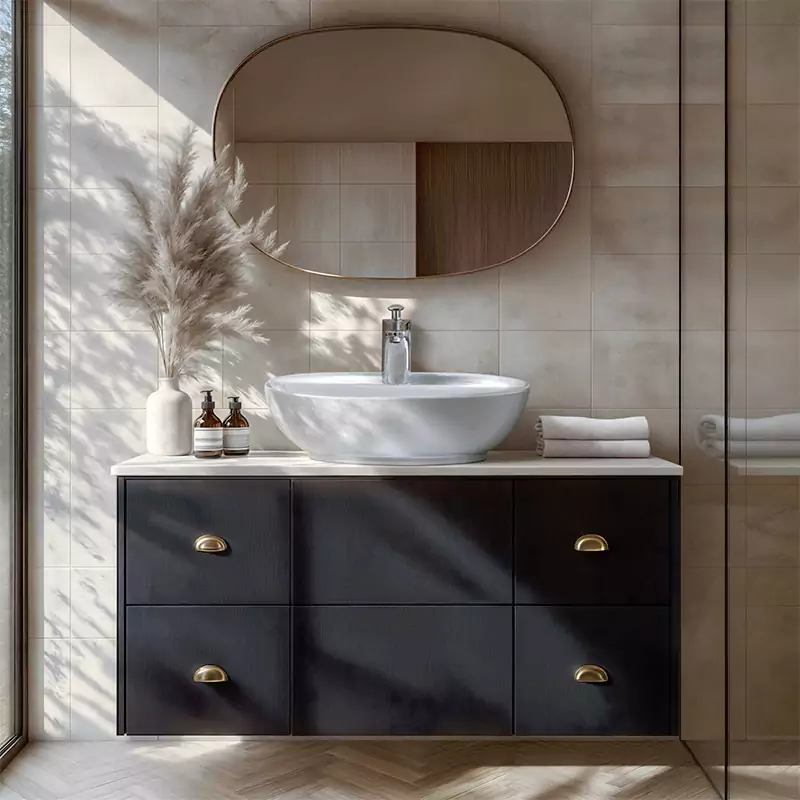 روشویی روکابینتی پارس سرام مدل رونیکا 50