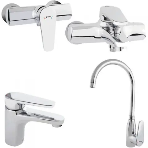 ست شیرالات شودر مدل لیون