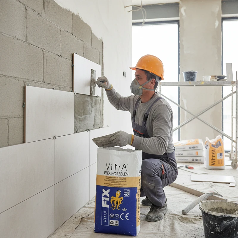 چسب پرسلان پودری ویترا 25 کیلوگرم