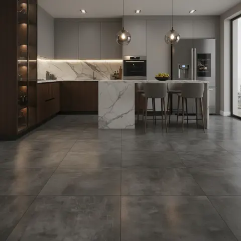 پرسلان صبا طرح ممفیس مشکی مات سایز 80*80