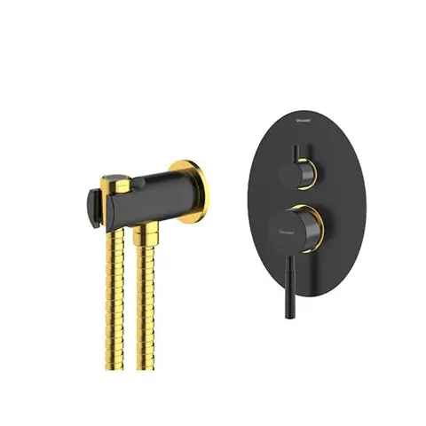 شیر توالت توکار بیده دار شودر مدل روگن