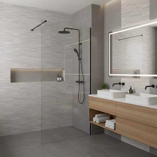 سرامیک سرام نگار طرح سپنتا طوسی دکور مات سایز 90*30