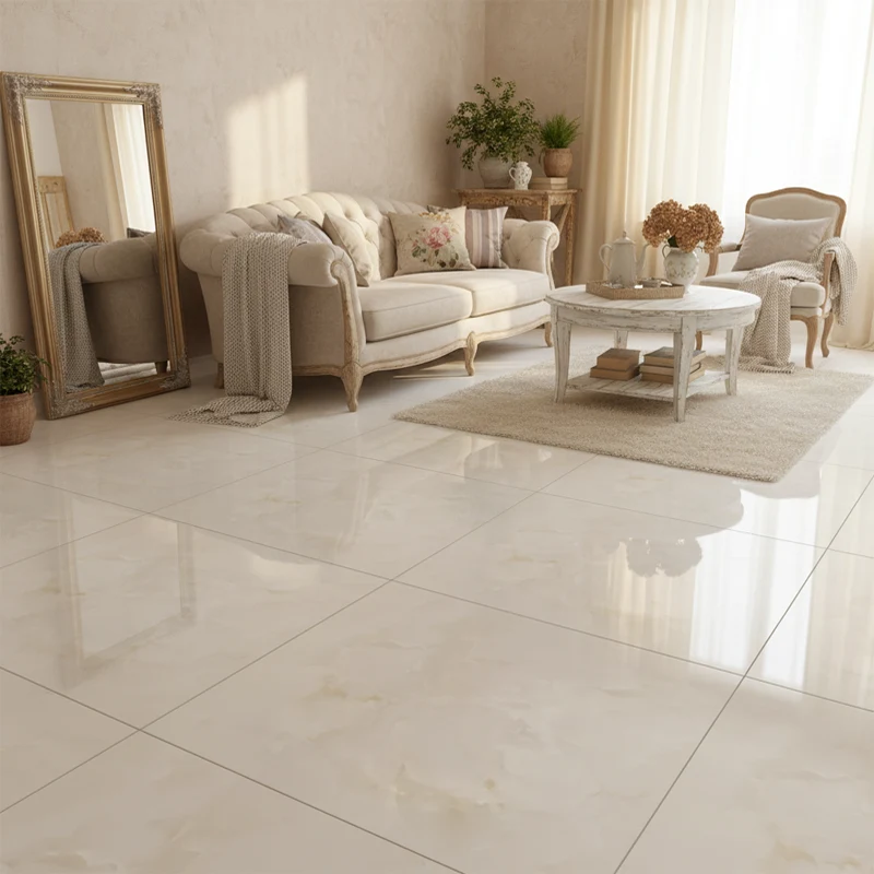 پرسلان تبریز برند کرگرس طرح داوین بژ تیره پولیش سایز 120*120