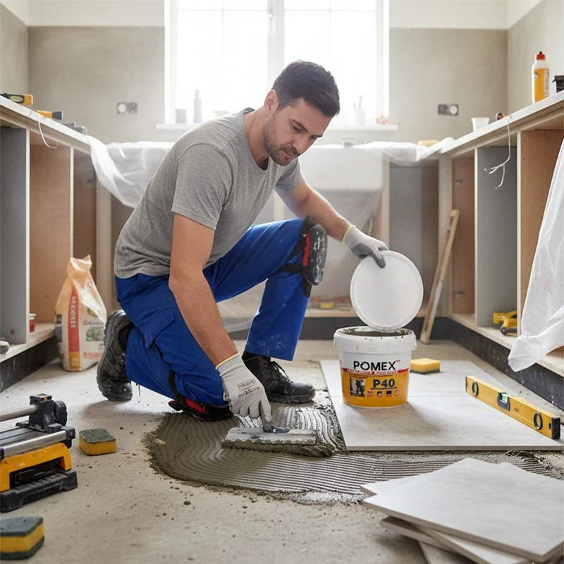 چسب بتن P40 استحکامی پومکس