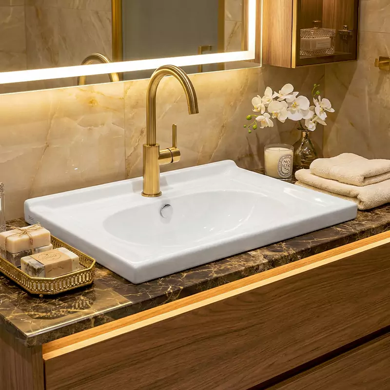 روشویی روکابینتی مروارید مدل ورونا 60