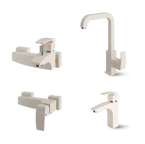 ست شیرآلات شودر مدل باواریا