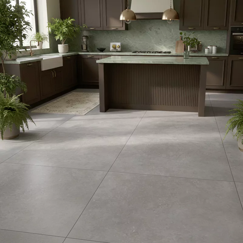 پرسلان الوند طرح بلانش طوسی روشن مات سایز 80*80