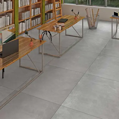 سرامیک ایفا سرام برند میلان طرح سنتوس طوسی تیره مات سایز 100*100