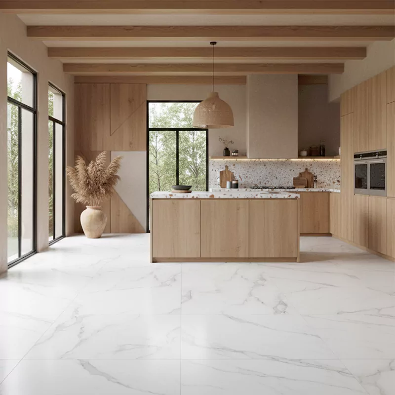 پرسلان صبا طرح کلکته طوسی مات سایز 80*80