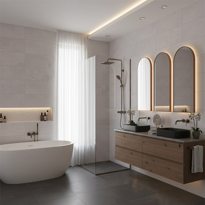 سرامیک سرام نگار طرح دنیز طوسی مات سایز 90*30