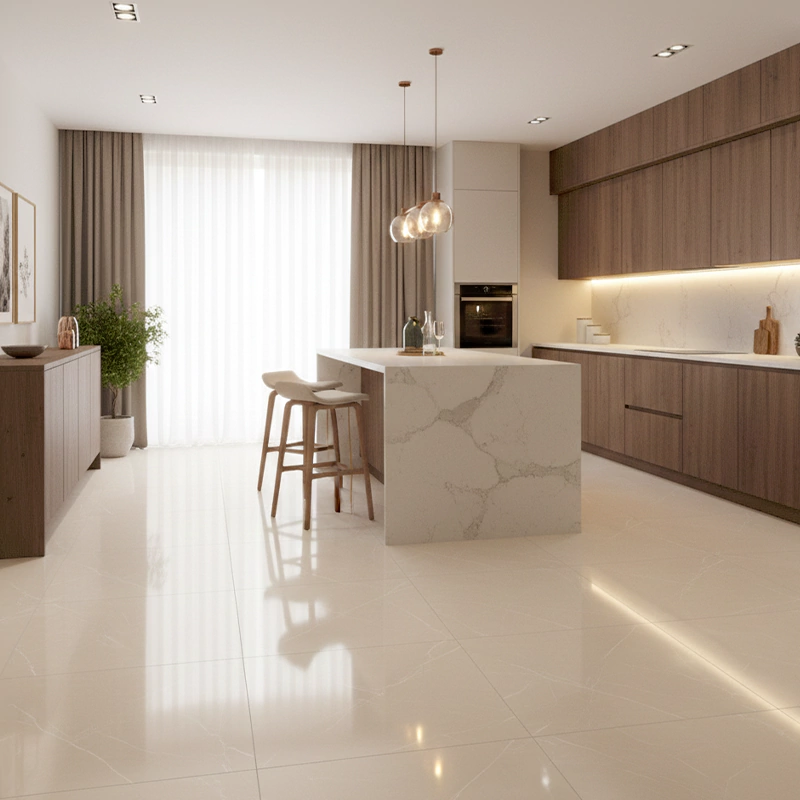 سرامیک ایفا سرام برند میلان طرح سیدورف کرم پولیش سایز 80*80