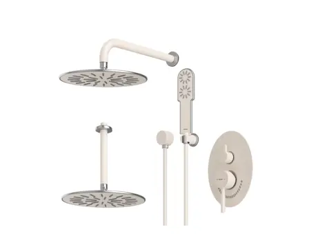 شیر حمام توکار شودر مدل روگن تیپ 3 BRASS