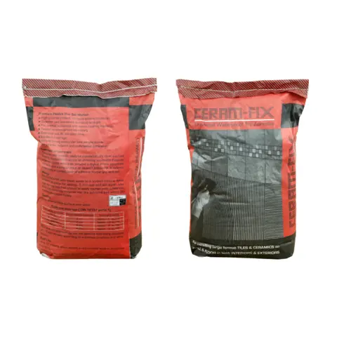 چسب کاشی و سرامیک ژیکاوا C1E سرامفیکس 20 کیلوگرم