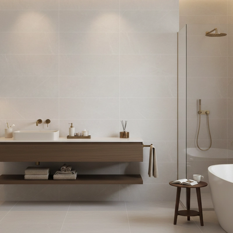 سرامیک سرام نگار طرح بلونیا طوسی روشن مات سایز 90*30