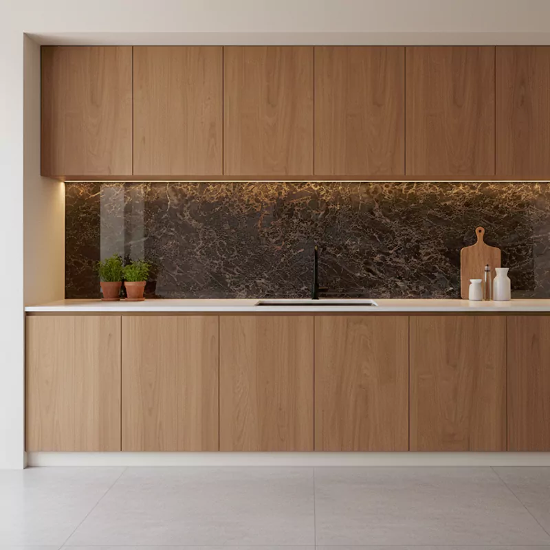 سرامیک ایفا سرام برند میلان طرح کاوالی مشکی نانو پولیش سایز 120*60