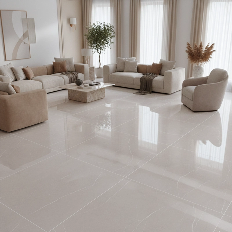 سرامیک ایفا سرام برند میلان طرح سیدورف نقره ای پولیش سایز 80*80