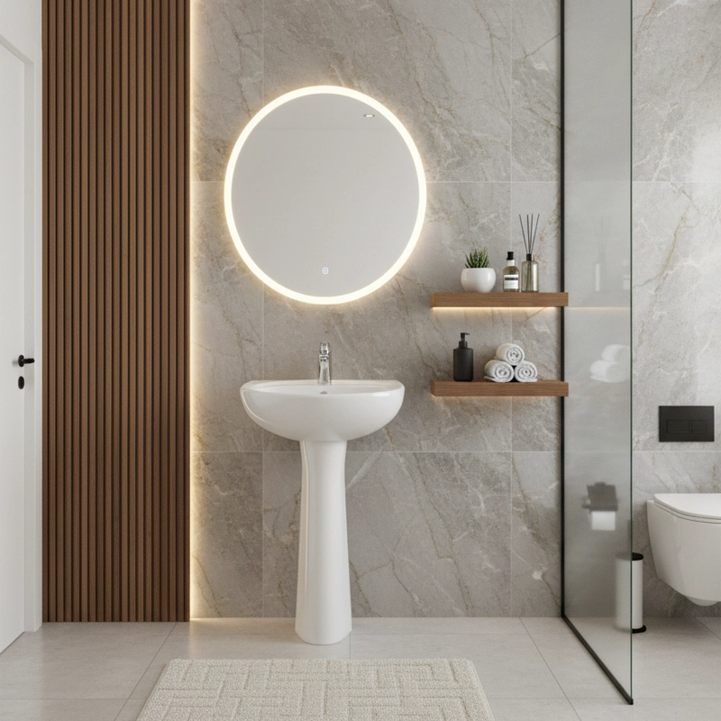 روشویی پایه دار پارس سرام مدل آیرین 55