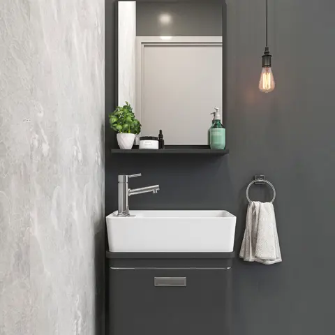 روشویی روکابینتی کرد مدل آلپن