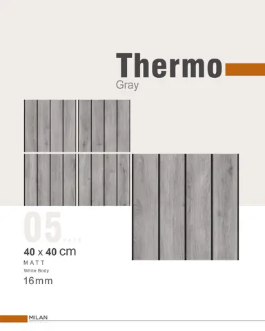 پرسلان ایفا سرام برند میلان طرح ترمو طوسی مات سایز 40*40