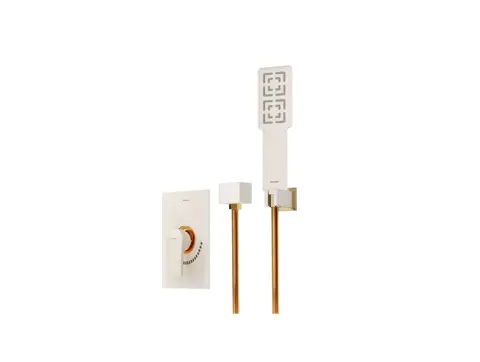 شیر حمام توکار شودر مدل رومر پلاس تیپ 2 BRASS