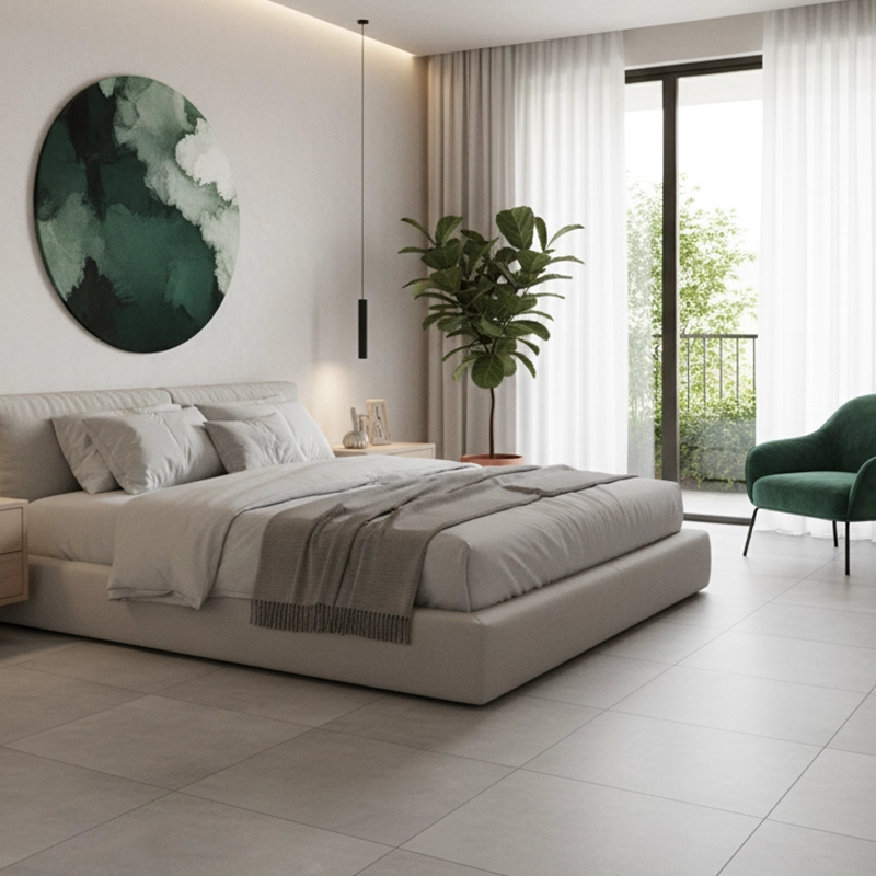 سرامیک سرام نگار طرح ریور طوسی روشن مات سایز 60*60