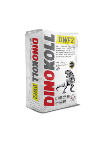 چسب کاشی و سرامیک پودری DWF2 دینوکل 25 کیلوگرم